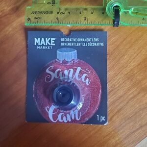 Santa Cam -Decorative Ornament Lens New -Create Your Own Santa Cam Ornament!